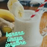 batido adelgazante de banana linaza y jengibre