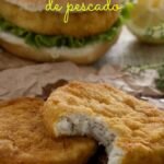 receta de hamburguesa de pescado