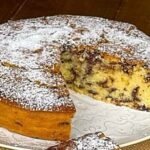 torta de chips de chocolate