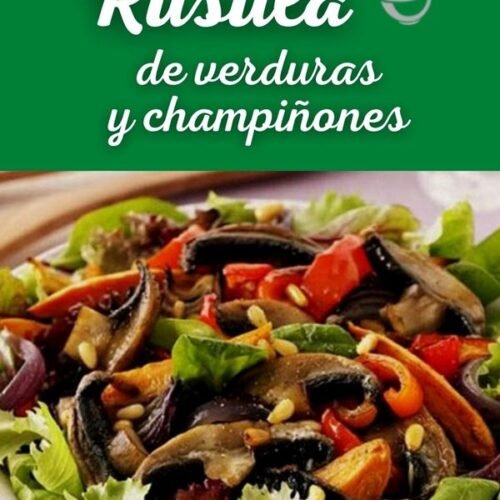 Ensalada Russula de verduras y champiñones