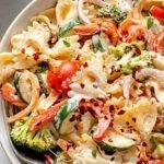 pasta vegana con salsa cremosa de ajo y anacardos