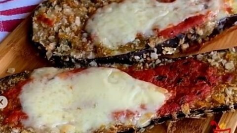 milanesas vegetarianas de berenjena