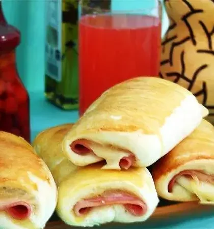 Rollitos de Jamón y queso